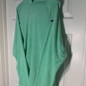 Mens mint “terry” hoodie by Fabletics